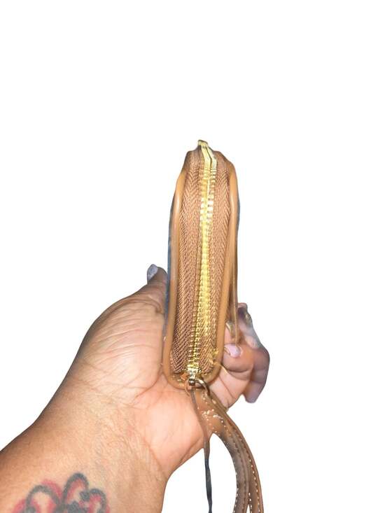 Steve Madden Denim Cherry Embroidered Large Zip Around Wallet New - Picture 6 of 10